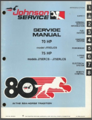 Johnson jm-8009 Outboard Service Manual
