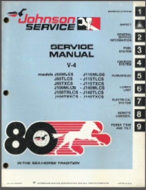Johnson jm-8010 Outboard Service Manual