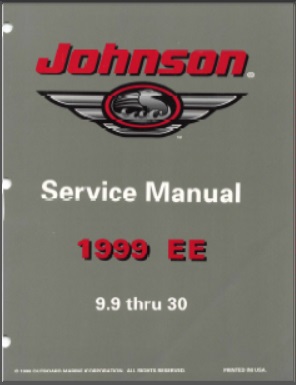 Johnson 787028 Outboard Service Manual