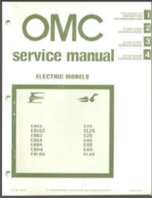 1981 Evinrude Electric Outboard Service Manual #392067