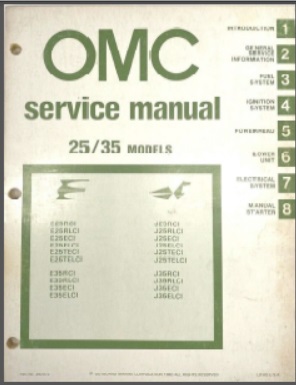 Johnson 392072 Outboard Service Manual