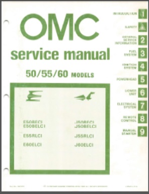 Johnson 392073 Outboard Service Manual