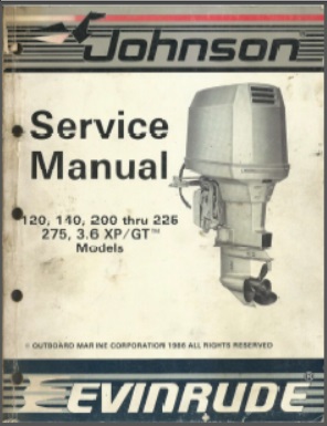 Johnson 507619 Outboard Service Manual