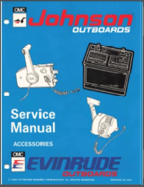 Johnson accessories Outboard Service Manual