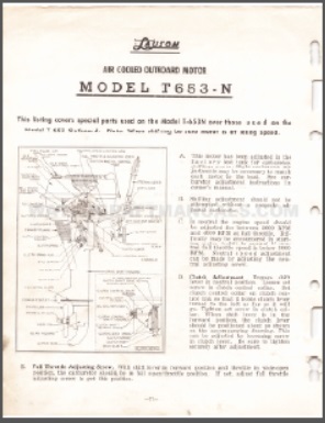 T-653N Lauson Outboard Parts Manual