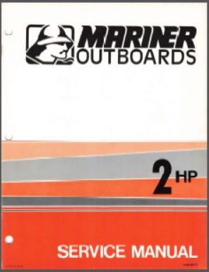 Mariner 1970's 90-83072 Outboard Service Manual