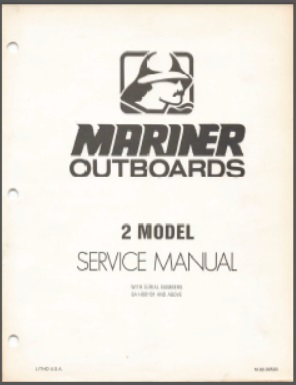 Mariner 1980's 90-99503 Outboard Service Manual