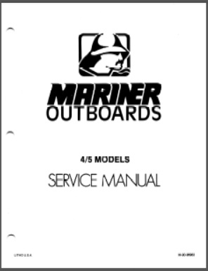 Mariner 1980's 90-96963 Outboard Service Manual