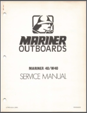 Mariner 1980's 90-84520 Outboard Service Manual