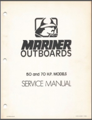 Mariner 1980's 90-84659 Outboard Service Manual