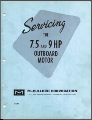 Mcullough-4 # ST-117 Outboard Service Manual