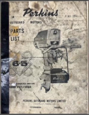 Perkins 6.5 HP Outboard Parts List