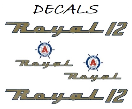Atlas Royal Outboard Decals