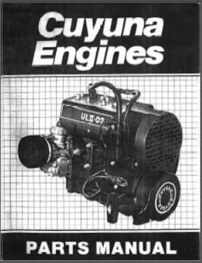 Cuyuna ULII-02 Marine Engine Parts Manual