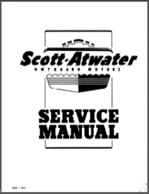 Scott-Atwater 1946-1955 A50-615 Outboard Service Manual