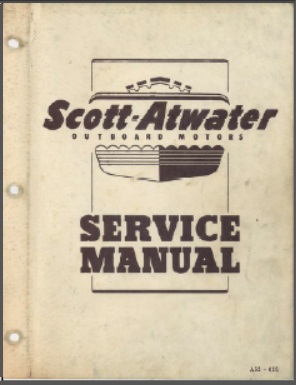 Scott-Atwater 1946-1956 A52-615 Outboard Service Manual