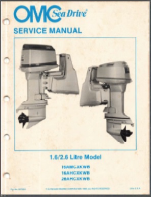 OMC 507533 Sea Drive Outboard Service Manual