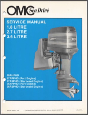 OMC 507624 Sea Drive Outboard Service Manual
