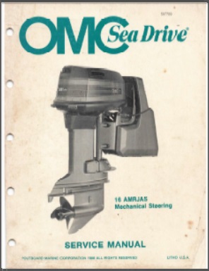 OMC 507709 Sea Drive Outboard Service Manual