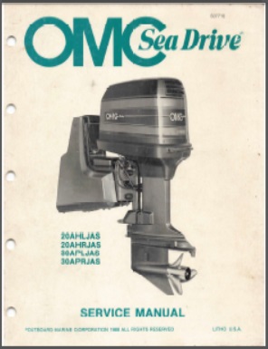 OMC 507710 Sea Drive Outboard Service Manual
