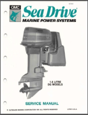OMC 507881 Sea Drive Outboard Service Manual