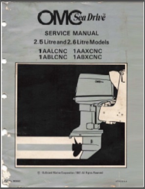 OMC 983053 Sea Drive Outboard Service Manual