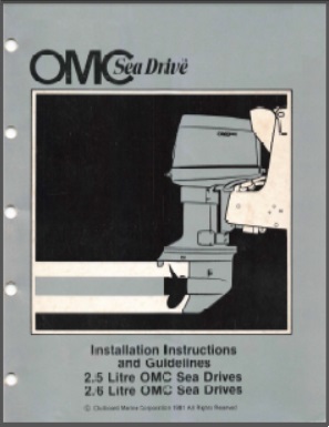OMC 983179 Sea Drive Outboard Installation Instructions