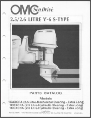 1984 OMC Sea Drive Outboard Parts Catalog 983761