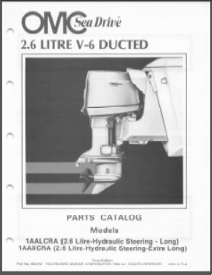 OMC 983762 Sea Drive Outboard Parts Catalog