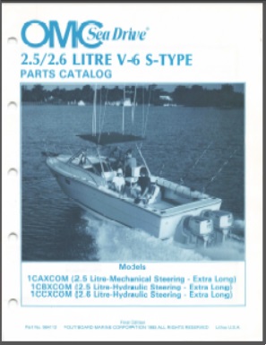OMC 984112 Sea Drive Outboard Parts Catalog