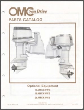 OMC 984378 Sea Drive Outboard Parts Catalog