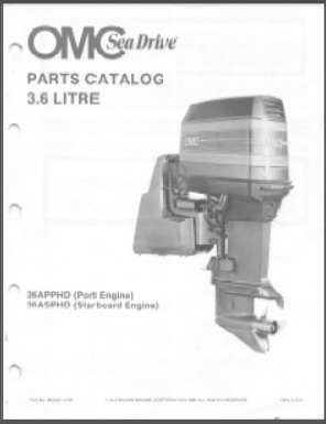 OMC 985422 Sea Drive Outboard Parts Catalog