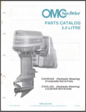 OMC 985706 Sea Drive Outboard Parts Catalog