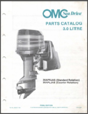 OMC 985707 Sea Drive Outboard Parts Catalog