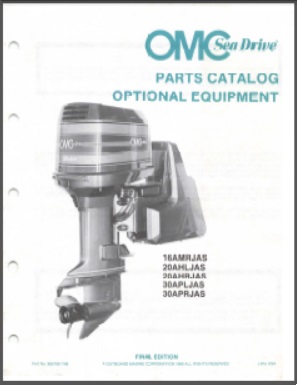 OMC 985709 Sea Drive Outboard Parts Catalog