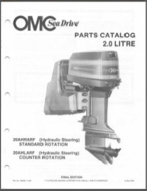 OMC 985947 Sea Drive Outboard Parts Catalog