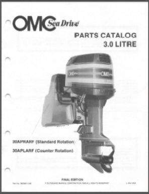 OMC 985949 Sea Drive Outboard Parts Catalog