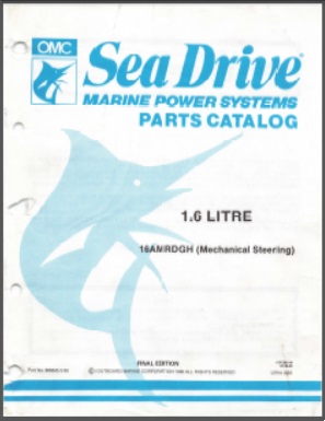 OMC 986645 Sea Drive Outboard Parts Catalog