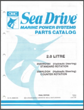 OMC 986646 Sea Drive Outboard Parts Catalog