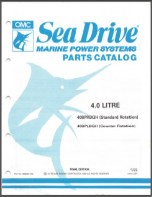 OMC 986648 Sea Drive Outboard Parts Catalog