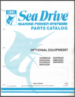 OMC 986649 Sea Drive Outboard Parts Catalog