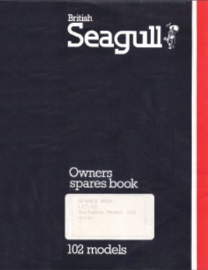 British Seagull Outboard Spares Book LIT 02 Model 102