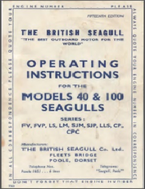 British Seagull 15th Edition Operating Instructions