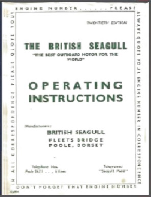 British Seagull 20th Edition Operating Instructions