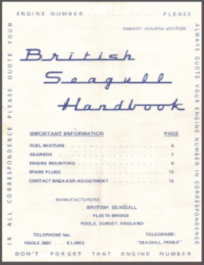 British Seagull 24th Edition Operating Instructions