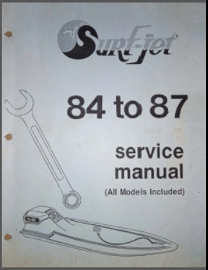 Surf-Jet 1984 to 1987 Service Manual