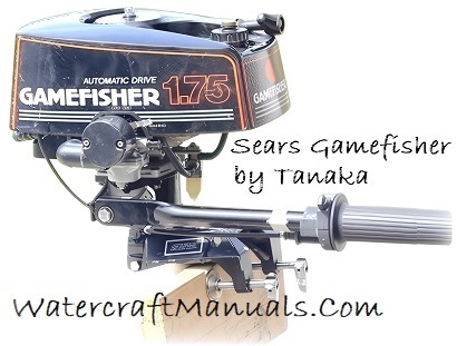Tanaka Manufactured Sears Gamefisher Outboard