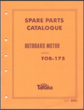 Tanaka TOB-175 Outboard Parts Catalog 4E30 US