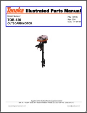 Tanaka 1.2hp Outboard Parts Manual