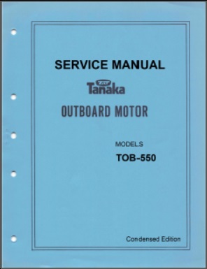 Tanaka Outboard 550 Basic Service Manual